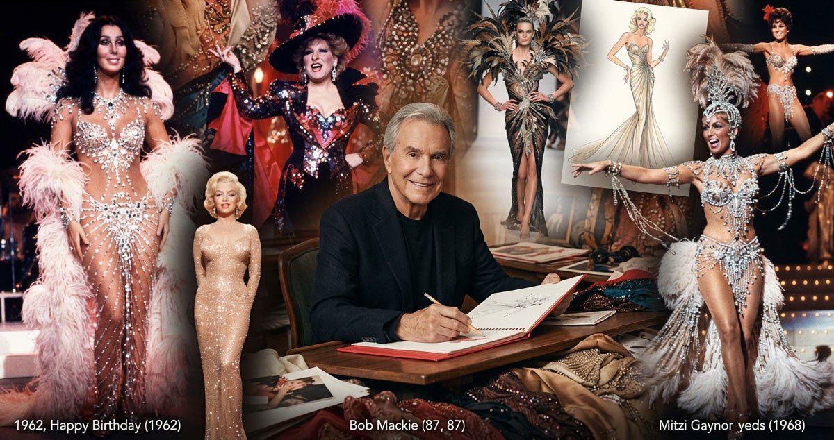 Bob Mackie, legendary fashion and costume designer known for creating iconic looks for Cher, Marilyn Monroe, Carol Burnett and other Hollywood stars